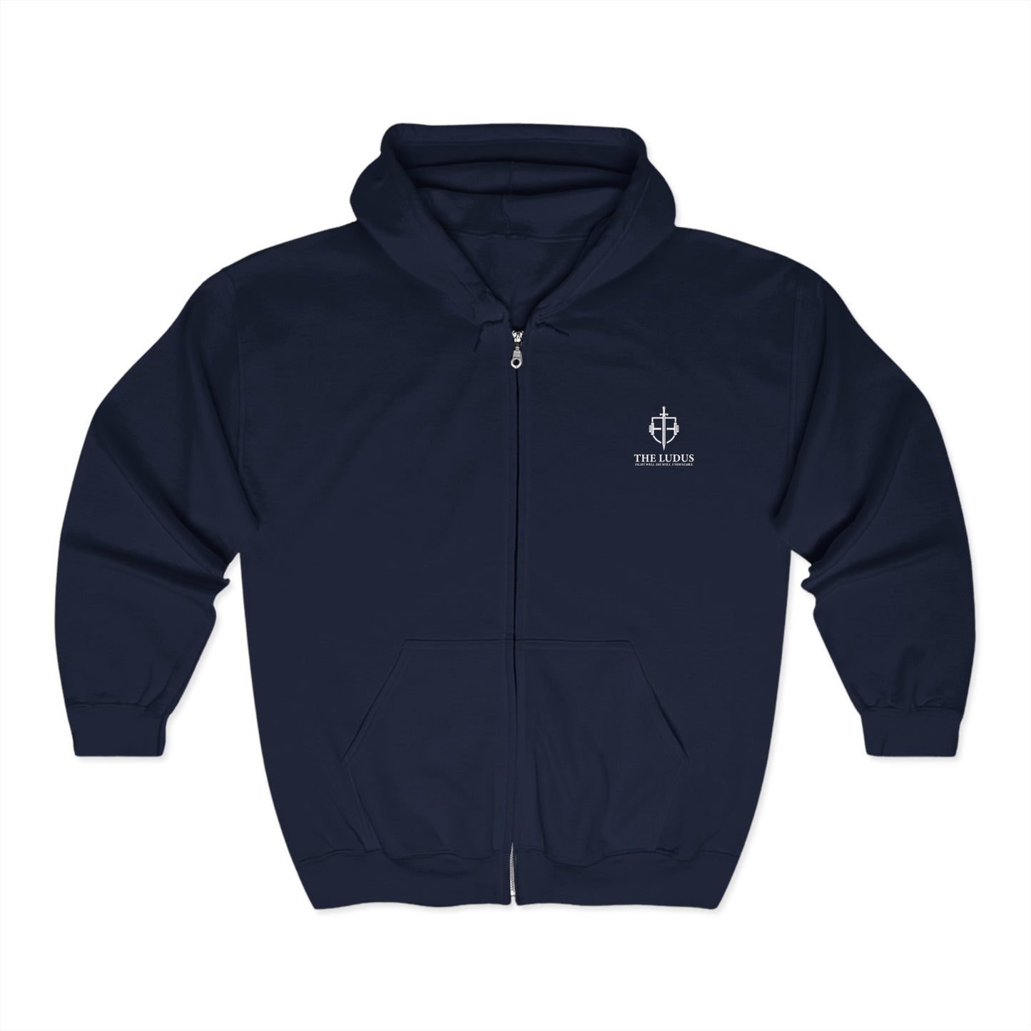 Full Zip Hoodie – Fight Well, Die Undeniable