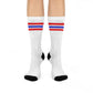 Old School White Crew Socks